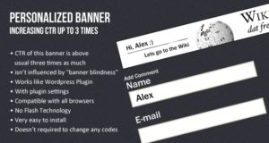 Personalisierter Banner (Erhöhung der Klickrate um bis zu 3 Mal)