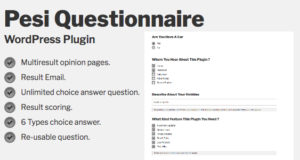 Pesi Fragebogen – Multiresult Umfrage und Quiz WordPress Plugin