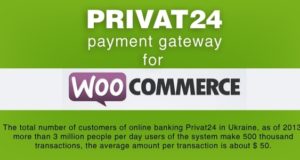 Privat24 Payment Gateway für WooCommerce