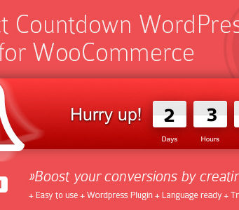 Produkt Countdown WordPress Plugin