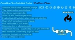 Prometheus User Submitted Content Plugin für WordPress