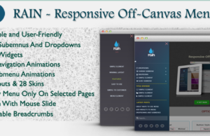 Regen – Responsive Off-Canvas WordPress Menü
