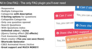 Responsive FAQ Alles in einem