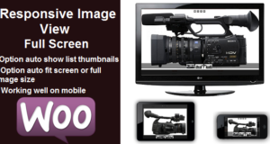 Responsive Image Vollbildansicht