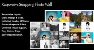 Responsive Swapping Fotowand