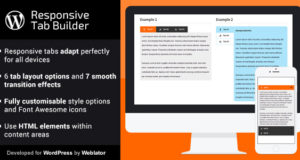 Responsive Tab Builder