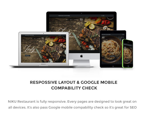 Niku - Restaurant & Essen Menüs WooCommerce Layout