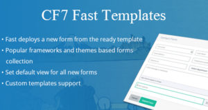 Schnelle CF7-Vorlagen