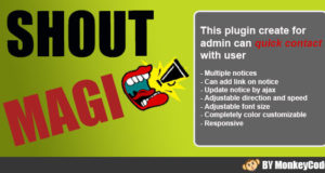 Shout Magic – Hinweise Slider WordPress Plugin