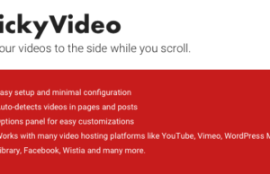 StickyVideo für WordPress