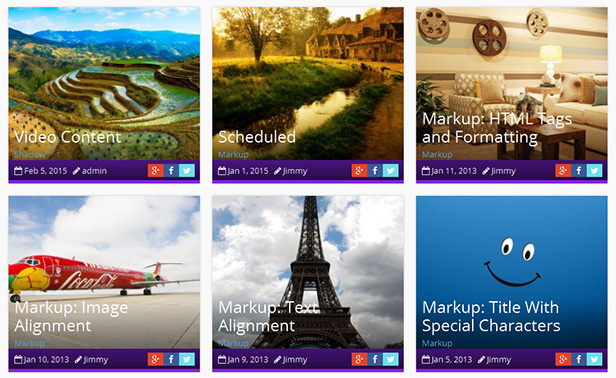 Social Stream & Post Grid Layout mit Karussell für SiteOrigin Page Builder - 6