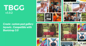 TBGG – Erstellen Sie benutzerdefinierte Post-Galerie-Layouts WordPress-Plugin