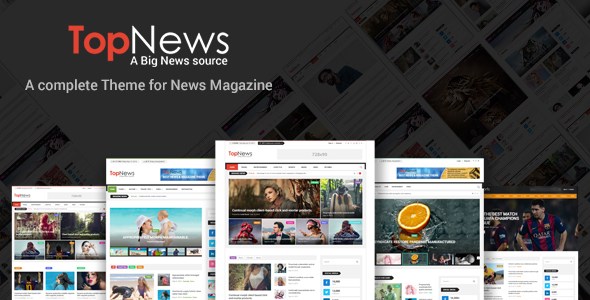 TopNews WordPress Template
