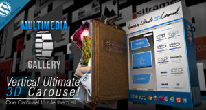 Vertikale Ultimate 3D Karussell WordPress Plugin