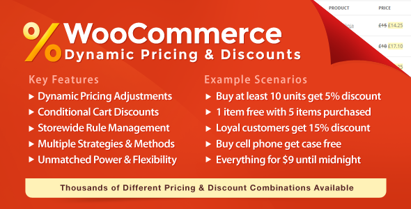 Dynamische Preise und Rabatte für WooCommerce