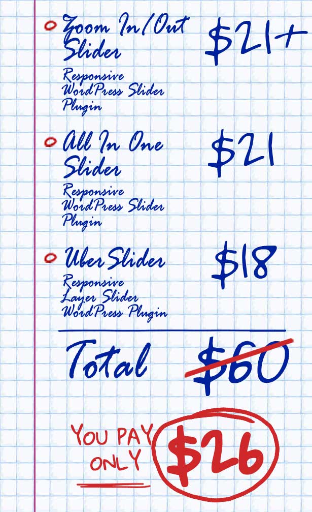 WP Sliders-Bundle-Liste