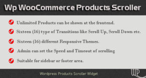 WP WooCommerce Produkte Scroller