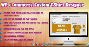 WP eCommerce Individuelles T-Shirt Design Studio