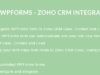 WPForms - ZOHO CRM Integration