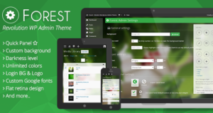 Wald – Revolution WordPress Admin Template