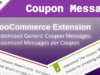 WooCommerce Coupon Nachrichten