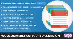 WooCommerce Kategorie Akkordeon
