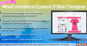 WooCommerce Kundenspezifischer T-Shirt Designer