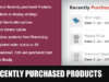WooCommerce Kürzlich gekaufte Produkte