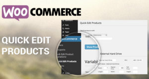WooCommerce Schnellbearbeitungsprodukte