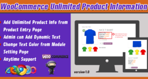 WooCommerce Unlimited Produktinformationen