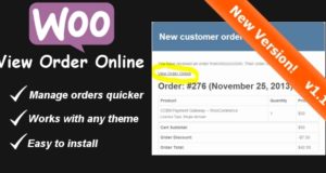 WooCommerce View Bestellung Online Link