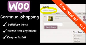 WooCommerce Weiter einkaufen Link