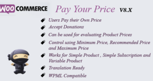 WooCommerce Zahlen Sie Ihren Preis