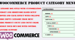 Woocommerce Kategorie Akkordeon Plugin