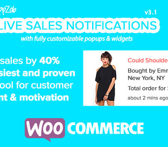 Woocommerce Live Sales Benachrichtigungen, Live Sales Feed, Aktuelle Bestellbenachrichtigungen