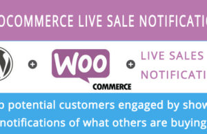Woocommerce Live-Verkaufsbenachrichtigung