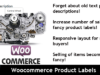 Woocommerce-Produktetiketten