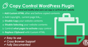 WordPress Kopiersteuerungs-Plugin