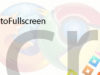 WordPress toFullscreen Plugin
