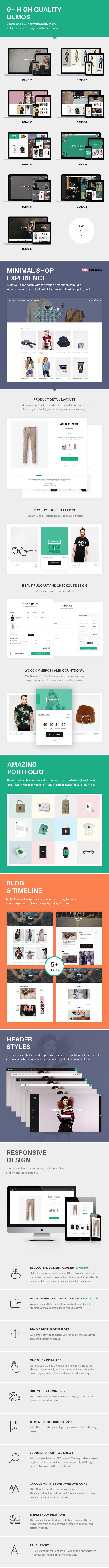 eCommerce WordPress Template - adot