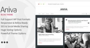 Aniva | Elegantes Responsive WordPress Blog Vorlage