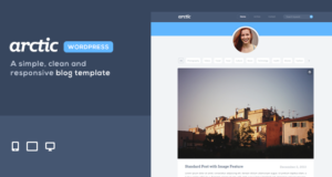 Arctic – Responsives, persönliches WordPress Layout
