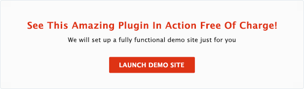 Sehen Sie dieses erstaunliche Plugin in Aktion kostenlos! Demo-Site starten