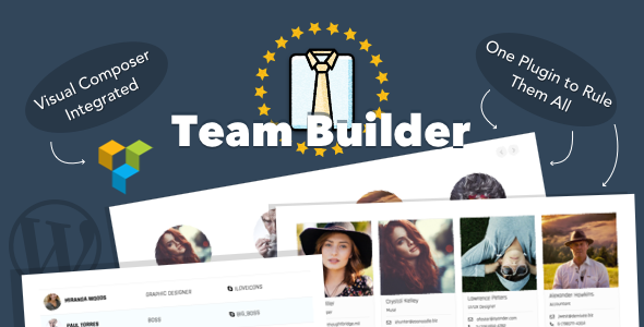 Team Builder - Treffen Sie das Team WordPress Plugin
