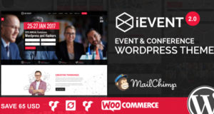 iEvent – Veranstaltung & Konferenz WordPress Layout