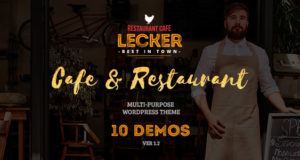 Cafe Restaurant WordPress Layout | Lecker Restaurant
