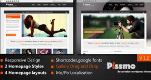 Pissmo Responsives WordPress Vorlage