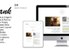 Leer - Elegantes minimalistisches WordPress Blog Template