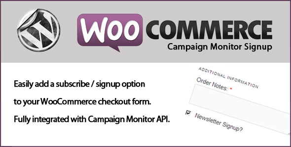 WooCommerce Kampagne Monitor Anmeldung
