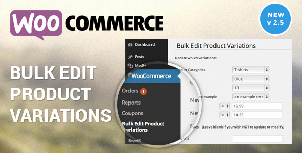 Woocommerce Bulk Bearbeiten Variable Produkte & Preise